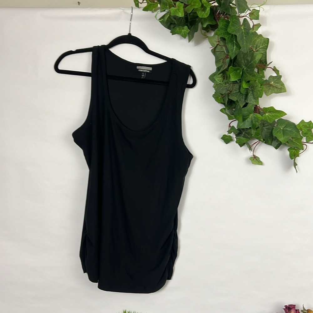 Allison Brittney Black Tank Top